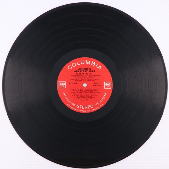 Johnny Mathis Johnny's Greatest Hits LP Vinyl Record Santa Maria Columbia CL8634 - Picture 13 of 16